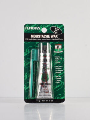 CLUBMAN PINAUD - MOUSTACHE WAX BLACK - CERA PER BAFFI COLORE NERO DA 14GR