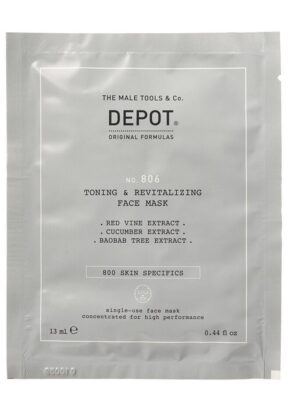 DEPOT806 - TONING & REVITALIZING FACE MASK CONFEZIONE MONODOSE - 13ML