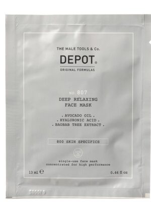 DEPOT807 - DEEP RELAXING FACE MASK CONFEZIONE MONODOSE - 13ML