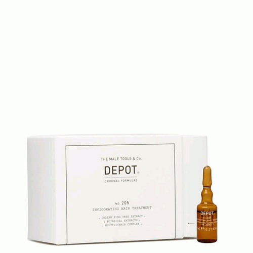 DEPOT205 - INVIGORATING HAIR TREATMENT FIALE 10 X 5ML