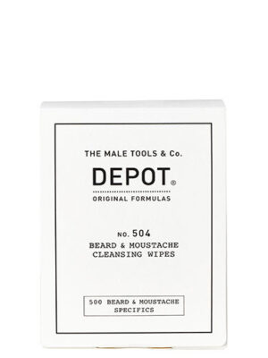DEPOT504 - BEARD & MOUSTACHE CLEANSING WIPES