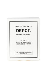 DEPOT504 - BEARD & MOUSTACHE CLEANSING WIPES