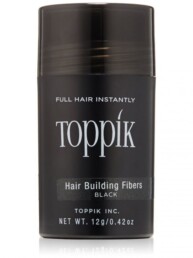 TOPPIK HAIR BUILDING FIBERS BLACK 12 GRAMMI
