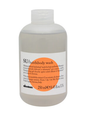 DAVINES SU-HAIR & BODY WASH - Shampoo Doccia doposole per idratare corpo e capelli dopo l'esposizione al sole 250ML