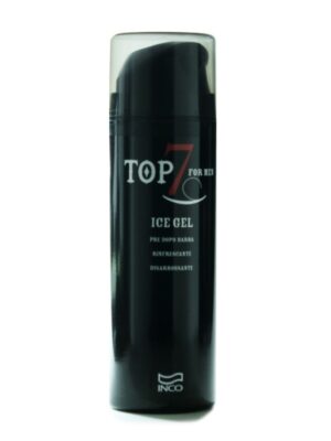 INCO TOP 7 FOR MEN ICE GEL PRE AFTER SHAVE  RINFRESCANTE DISARROSSANTE 150ML